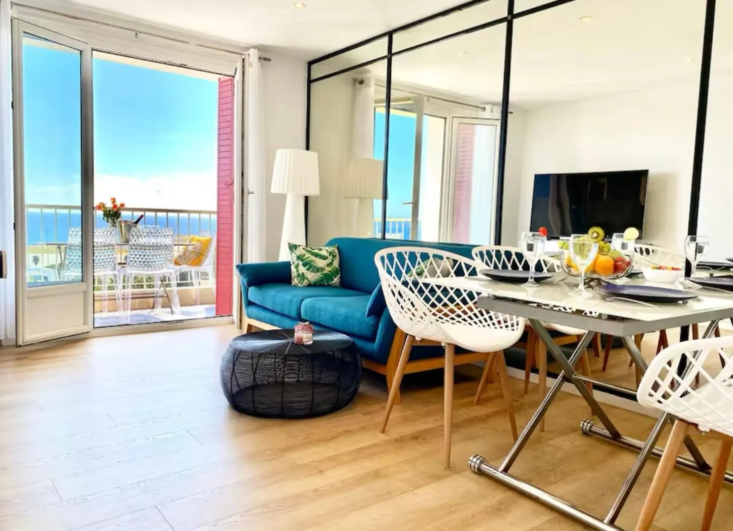 Panoramic Sea View - Air Conditioning - Terrace - 2 Bedrooms - Kitchen - Wifi - Tramway Νίκαια 0*,  Γαλλία